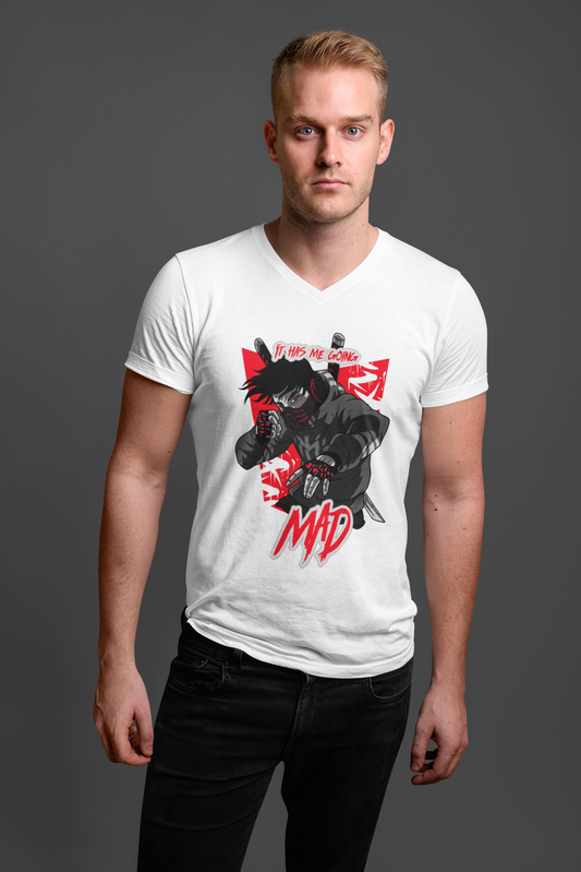 MAD ANIME CLASSIC V-NECK TSHIRT