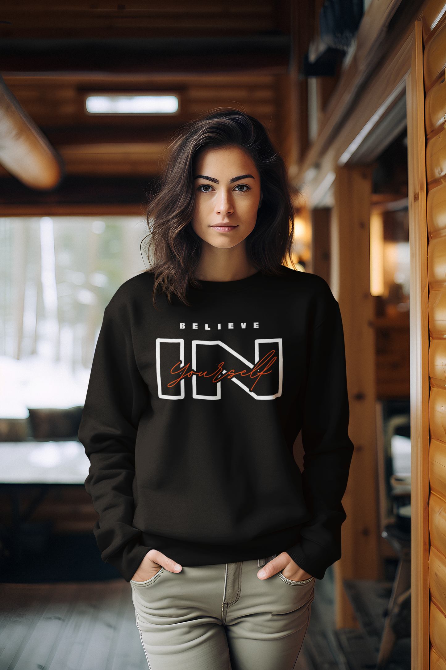 BELIEVE IN YOURSELF CLASSIC UNISEX SWEATSHIRT