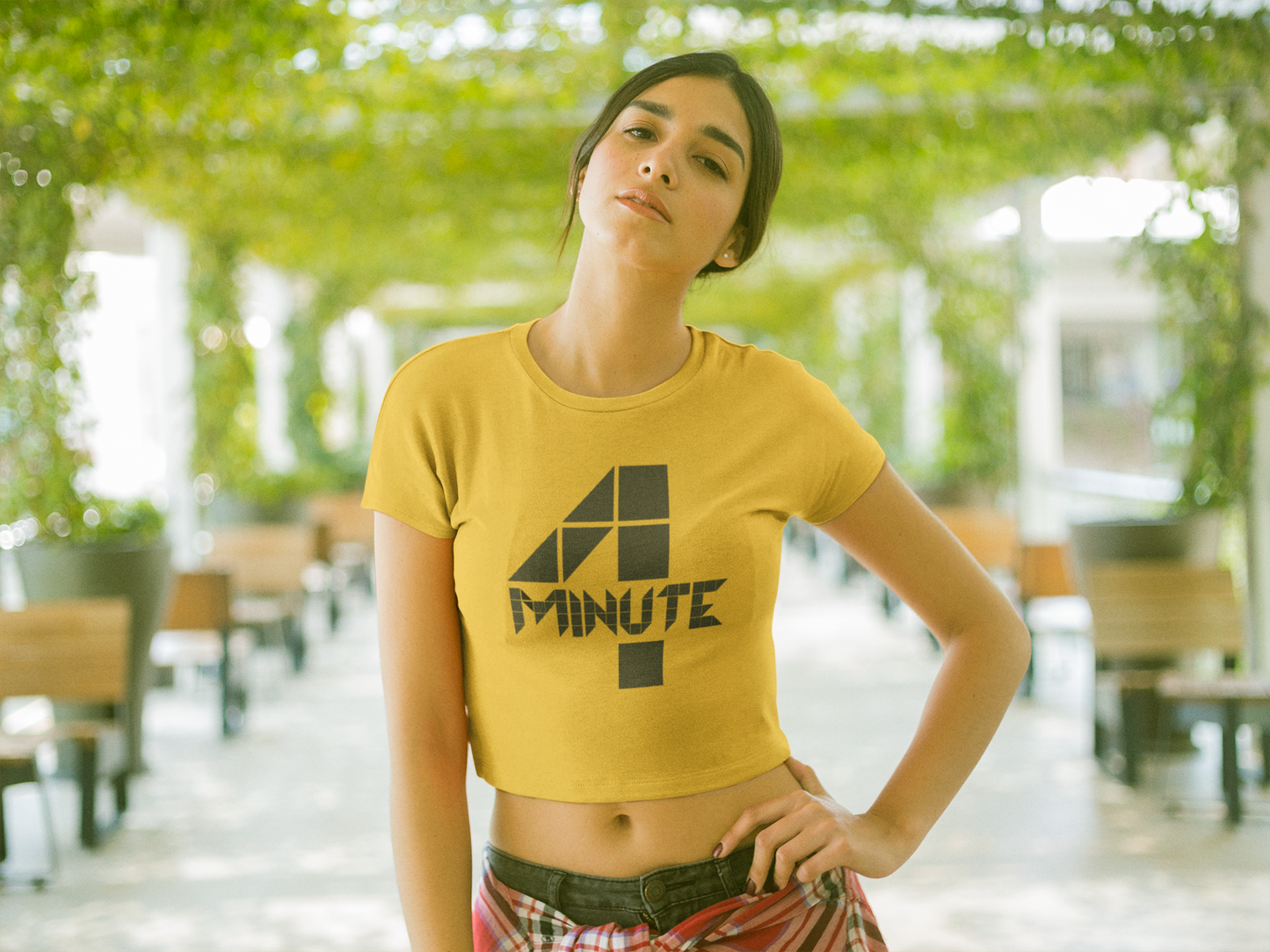 4 MINUTE - PREMIUM WOMEN CROP TOP