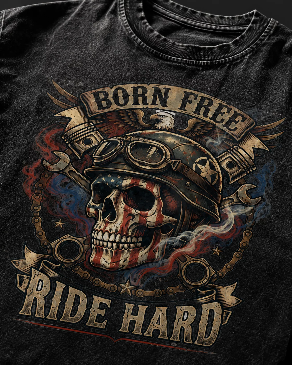 Born Free Ride Hard Patriotic (4)