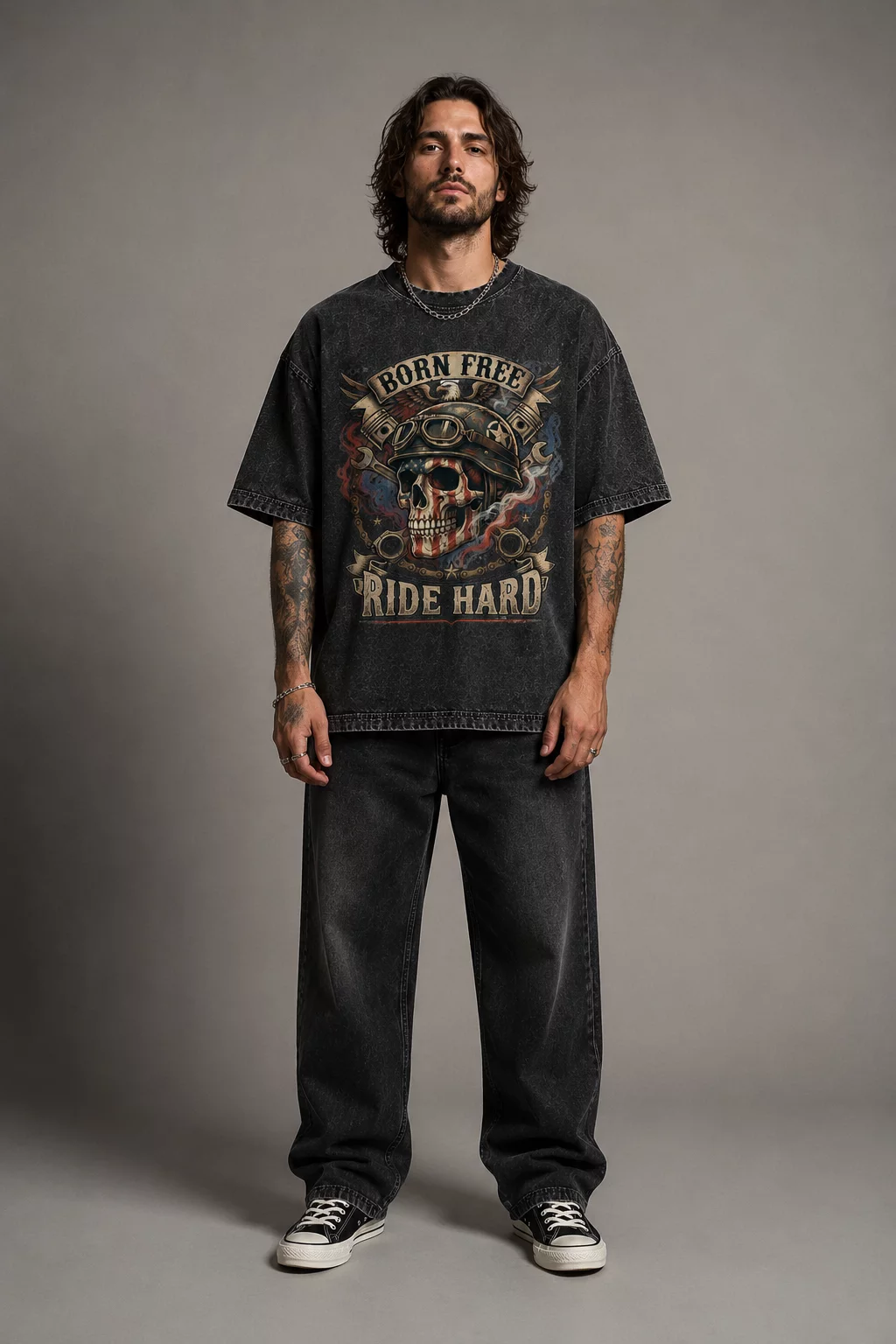 Born Free Ride Hard Patriotic (5)
