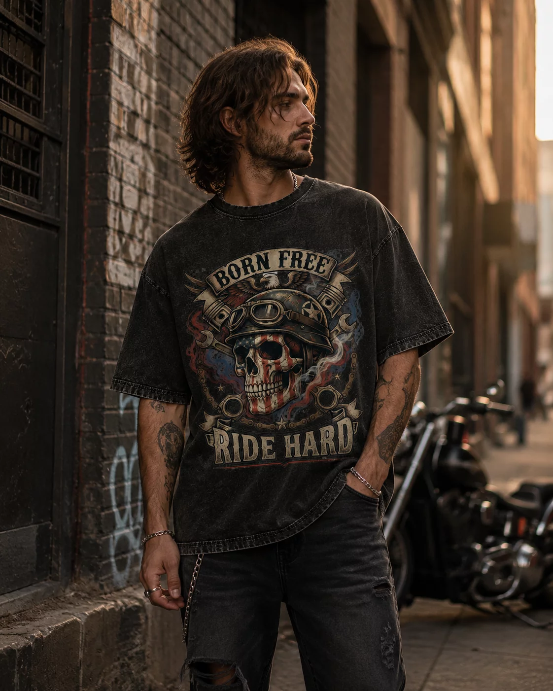 Born Free Ride Hard Patriotic (6)