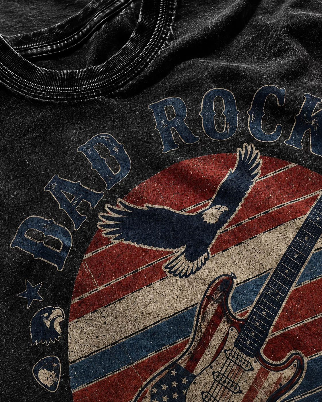 Dad Rock USA Patriotic Vintage (2)