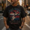 Dad Rock USA Patriotic Guitar Unisex T-Shirt