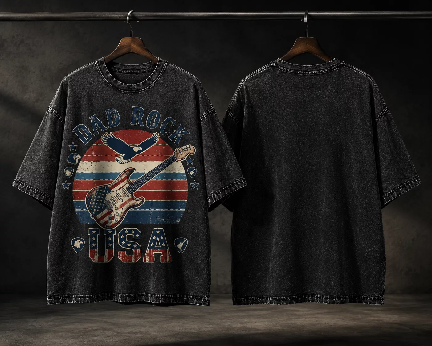 Dad Rock USA Patriotic Vintage (6)