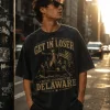 Get In Loser Delaware Vintage Graphic Unisex T-Shirt