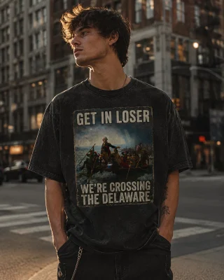 Get In Loser Delaware Vintage Graphic Unisex T-Shirt
