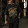 Grandpa The Man The Myth The Legend Vintage Graphic Unisex T-Shirt