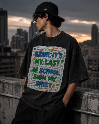 Sign My Shirt Doodle Notebook Graphic Unisex T-Shirt